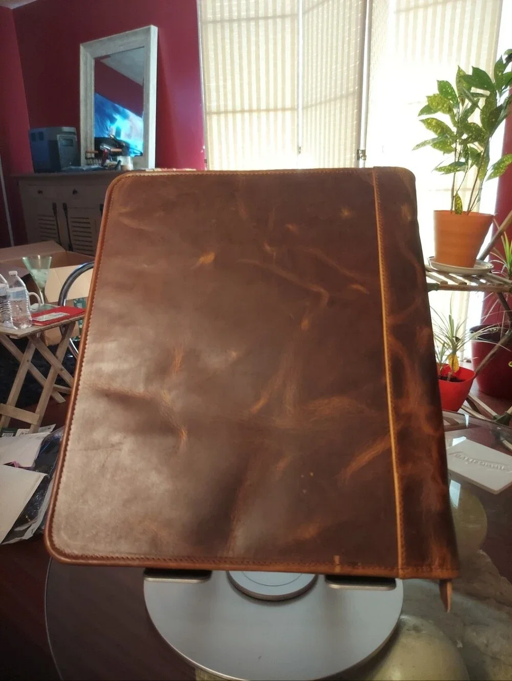 LEATHERTOWN Buffalo Leather Portfolio Folder Business Executive Organizer Case